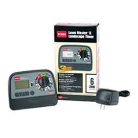 TORO Lawn Master 53806 Landscape Timer, 120 V, 6 -Zone, 3 -Program, 1 min to 6 hr Time Setting, Wall Mounting