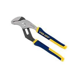 IRWIN 2078510 Groove Joint Plier, 10 in OAL, 2 in Jaw Opening, Blue/Yellow Handle, Cushion-Grip Handle