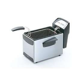 Presto ProFry Series 05461 Electric Deep Fryer, 8 Cup Food, 2.8 L Oil Capacity, 1800 W, Adjustable Thermostat Control