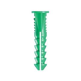 COBRA ANCHORS 197R Screw Anchor, #12-14 Thread, 1-1/2 in L, Polyethylene, 200 lb