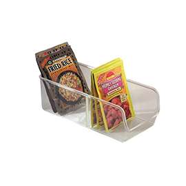 iDESIGN LINUS 54930 Packet Organizer, Plastic, Clear