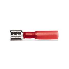 CALTERM 65741 Connector, 22 to 18 AWG Wire, Copper Contact, Red