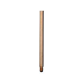 SUPREME ENTERPRISE LA165S Broom Handle, 15/16 in Dia, 54 in L, Threaded, Wood