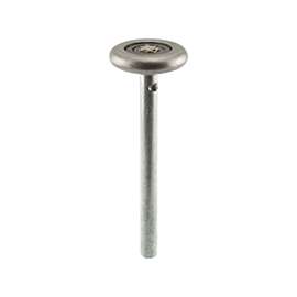 Prime-Line GD 52212 Door Roller, 1-7/8 in Dia Roller, 7/16 in W Roller, Galvanized Steel, Silver, 1-Roller