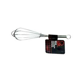 CHEF CRAFT 26710 Compact Whisk, 8 in OAL, Stainless Steel, Stainless Steel Handle