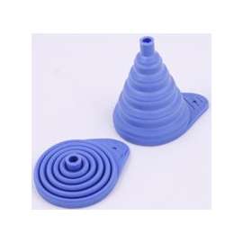 CHEF CRAFT 21653 Collapsible Funnel, 3 in Dia, Plastic