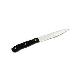 CHEF CRAFT 21667 Utility Knife, Stainless Steel Blade, Polyoxymethylene Handle, Black Handle