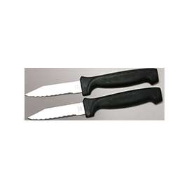 Chef Craft 21544 Paring Knife Set, 3 in Blade, Stainless Steel Blade, Black Handle