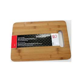 Chef Craft 21589 Cutting Board, 12-1/2 in L, 9-1/2 in W, Bamboo, Brown