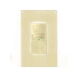 Eaton Wiring Devices VS310U-V-K Motion Sensor Switch with Nightlight and LED, 8.3 A, 120 V, 1 -Pole, Motion Sensor
