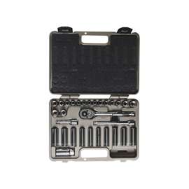 Crescent CTK35 Mechanic Tool Set, 35-Piece, Steel Alloy, Chrome