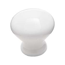 Amerock BP72530 Cabinet Knob, 1 in Projection, Porcelain