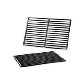 Weber 7524 Cooking Grate Set, 19-1/2 in L, 12-29/32 in W, Cast Iron, Enamel-Coated