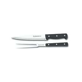Henckels International Eversharp Pro 31450-000 Carving Set, Plastic/Stainless Steel, Black, 2-Piece