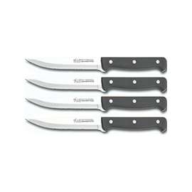 Henckels International Eversharp Pro 39350-000 Steak Knife Set, Stainless Steel Blade, Polypropylene Black Handle