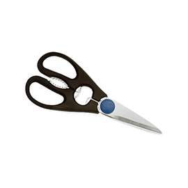 Henckels International 41365-001 Kitchen Shears, 3 in L Blade, Stainless Steel Blade, 8 in OAL, Micro-Serrated Blade