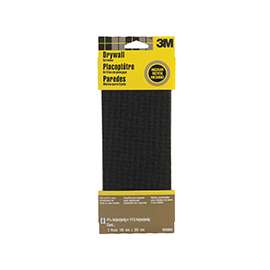 3M 9090 Sanding Screen, 11 in L, 4-3/8 in W, 80 Grit, Medium, Silicone Carbide Abrasive, Cloth Backing