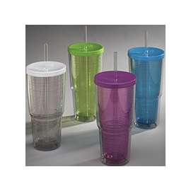 Arrow Plastic 00015 Travel Tumbler, 24 oz Capacity, Plastic, Insulated