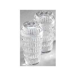 Arrow Plastic 00205 Salt/Pepper Shaker Set, Glass, Clear