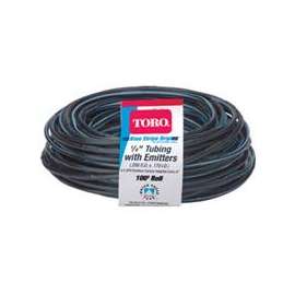 TORO 53640 Drip Tubing, Polyethylene, Black, For: Blue Strip Drip 1/4 in Fittings