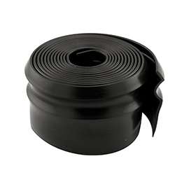Prime-Line CCGD12126 Garage Door Weatherstrip, 16 ft L, Vinyl, Black