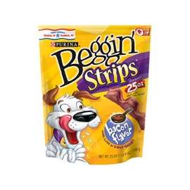 Purina 3810011049 Dog Treat, Bacon Flavor, 25 oz Pouch