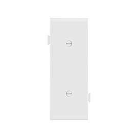 Eaton Cooper Wiring STC14W Wallplate, 1.9 in L, 4.84 in W, 0.23 in Thick, 1 -Gang, Polycarbonate, White
