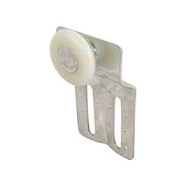 Prime-Line N 6830 Door Roller, 15/16 in Dia Roller, 1/4 in W Roller, Steel, 2-Roller