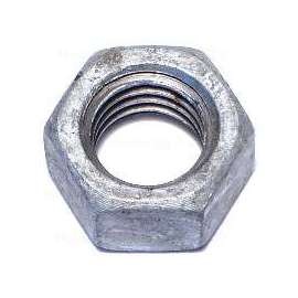 MIDWEST FASTENER 05618 Hex Nut, Coarse Thread, 1/2-13 Thread, Galvanized