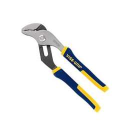 IRWIN 2078500 Groove Joint Plier, Chromium Steel Jaw, 10 in OAL, Blue/Yellow Handle