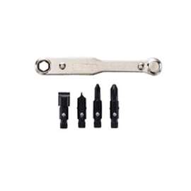 GENERAL 8071 Ratcheting Offset Screwdriver Set with Pass Through Handle, 4 in Drive