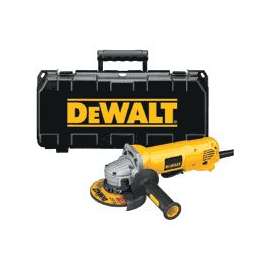 DeWALT DWE402K/D28402K Angle Grinder Kit, 5/8-11 UNC Spindle, 4-1/2 in Dia Wheel, 11,000 rpm Speed