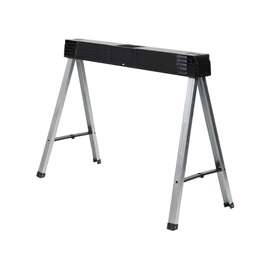 FATMAX STST11151 Fold-Up Sawhorse, 800 lb, 4 in W, 5 in H, 40 in D, Metal/Polypropylene, Gray