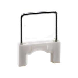 GB MPS-2100 Cable Staple, 3/8 in W Crown, 7/8 in L Leg, Metal/Plastic