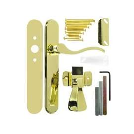 Wright Products VBG115PB Door Lever Lockset, Brass, 3/4 to 2 in Thick Door