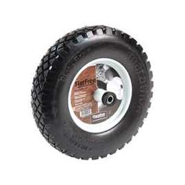 MTD 00047 Wheelbarrow Wheel, 500 lb Max Load, 8 in Dia Rim, 15-1/2 in Dia Tire, Polyurethane Tire