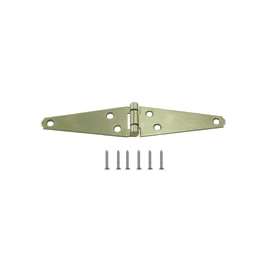 ProSource HSH-S04-C1PS Strap Hinge, 2 mm Thick Leaf, Brushed Stainless Steel, 180 Range of Motion