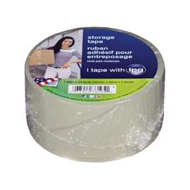 IPG 9852 Packaging Tape, 54.6 yd L, 1.88 in W, Polypropylene Backing, Clear