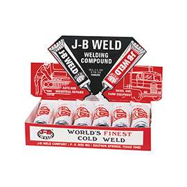 J-B WELD 8265 Cold Weld Epoxy, Dark Gray, 1 oz Tube