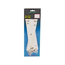 ProSource HSH-S06-C2PS Heavy Duty Strap Hinge, 2.6 mm Thick Leaf, Brushed Stainless Steel, 180 Range of Motion