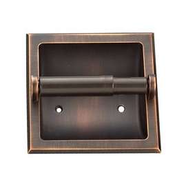 Boston Harbor 776H-35-07 Recessed Paper Holder, Plastic/Zinc, Venetian Bronze, Recessed Mounting