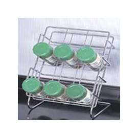 Simple Spaces Countertop Spice Rack, 9 In H X 6-1/2 In W X 6 In D