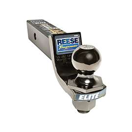 REESE TOWPOWER 7039200 Ball Mount, 2 in Dia Hitch Ball, Steel, Black Nickel