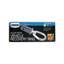 REESE TOWPOWER 70655 Hitch Tow Ring, 2 in Dia Eye, 10,000 lb Working Load, Steel, Zinc