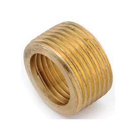 Anderson Metals 736140-0806 Reducing Face Pipe Bushing, 1/2 x 3/8 in, Male x Female