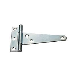 ProSource LTH-Z03-C2PS T-Hinge, Steel, Zinc, Fixed Pin, 180 deg Range of Motion, 26 (Pair) lb