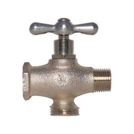 arrowhead 250LF Washing Machine Valve, Heavy-Duty, Red Brass, Satin