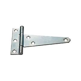 ProSource LTH-Z04-C2PS T-Hinge, Steel, Zinc, Fixed Pin, 180 deg Range of Motion, 26 (Pair) lb