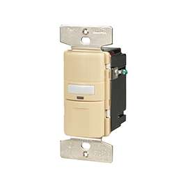 Eaton Wiring Devices OS310U-V-K Motion Sensor Switch with Nightlight and LED, 8.3 A, 120 V, 1 -Pole, Motion Sensor