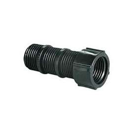 Orbit 37017 Cut-Off Riser Extension, 1/2 in Connection, 2-1/2 in L, FPT x MIPT, Polyethylene, Black